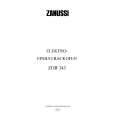 ZANUSSI ZOB343A Owners Manual ZANUSSI ZOB343A Owners Manual