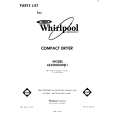 WHIRLPOOL LE4900XMW1 Parts Catalog WHIRLPOOL LE4900XMW1 Parts Catalog