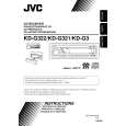 JVC KD-G3E Owners Manual JVC KD-G3E Owners Manual