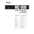 TEAC MC-D90 Owners Manual TEAC MC-D90 Owners Manual