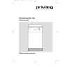 PRIVILEG 855.028 7/10244 Owners Manual PRIVILEG 855.028 7/10244 Owners Manual