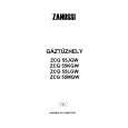 ZANUSSI ZCG55JGW Owners Manual ZANUSSI ZCG55JGW Owners Manual