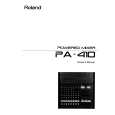 ROLAND PA-410 Owners Manual ROLAND PA-410 Owners Manual