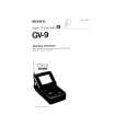 SONY GV-9 Owners Manual SONY GV-9 Owners Manual