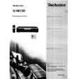 TECHNICS SJMD100 Owners Manual TECHNICS SJMD100 Owners Manual