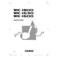 CASIO WK-1600 User Guide CASIO WK-1600 User Guide