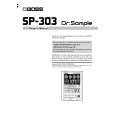 BOSS SP-303 Owners Manual BOSS SP-303 Owners Manual