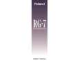 ROLAND RG-7 Owners Manual ROLAND RG-7 Owners Manual