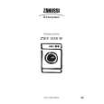 ZANUSSI ZWF1850 Owners Manual ZANUSSI ZWF1850 Owners Manual