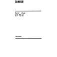 ZANUSSI ZF72.82 Owners Manual ZANUSSI ZF72.82 Owners Manual