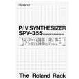 ROLAND SPV-355 Owners Manual ROLAND SPV-355 Owners Manual
