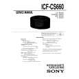 SONY ICFCS660 Service Manual SONY ICFCS660 Service Manual