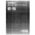 ROLAND E-5 Owners Manual ROLAND E-5 Owners Manual
