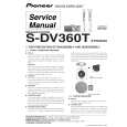 PIONEER S-DV360T/XTW/EW5 Service Manual PIONEER S-DV360T/XTW/EW5 Service Manual