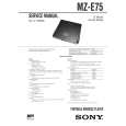SONY MZE75 Service Manual SONY MZE75 Service Manual