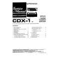 PIONEER CDX-1 Service Manual PIONEER CDX-1 Service Manual