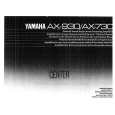 YAMAHA AX-730 Owners Manual YAMAHA AX-730 Owners Manual