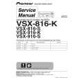 PIONEER VSX816K Service Manual PIONEER VSX816K Service Manual