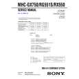 SONY MHCRG551S Service Manual SONY MHCRG551S Service Manual