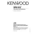 KENWOOD DPX410 Owners Manual KENWOOD DPX410 Owners Manual