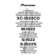 PIONEER S-IS22(S) Owners Manual PIONEER S-IS22(S) Owners Manual