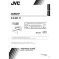 JVC KD-G111 Owners Manual JVC KD-G111 Owners Manual