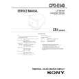 SONY CPDE540 Service Manual SONY CPDE540 Service Manual