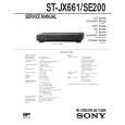 SONY ST-SE200 Service Manual SONY ST-SE200 Service Manual