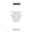 ZANUSSI ZI2901RV Owners Manual ZANUSSI ZI2901RV Owners Manual
