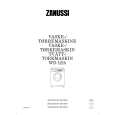 ZANUSSI WD1215 Owners Manual ZANUSSI WD1215 Owners Manual