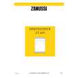 ZANUSSI ZT685 Owners Manual ZANUSSI ZT685 Owners Manual
