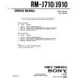 SONY RM-J710 Service Manual SONY RM-J710 Service Manual