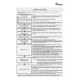 WHIRLPOOL AWZ 8576 WP Quick Start WHIRLPOOL AWZ 8576 WP Quick Start