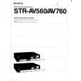 SONY STR-AV760 Owners Manual SONY STR-AV760 Owners Manual