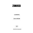 ZANUSSI ZCG55FGW Owners Manual ZANUSSI ZCG55FGW Owners Manual