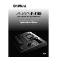 YAMAHA AW4416 Instrukcja Obsługi YAMAHA AW4416 Instrukcja Obsługi