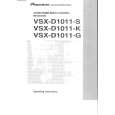 PIONEER VSX-D1011 Owners Manual PIONEER VSX-D1011 Owners Manual