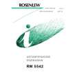 ROSENLEW RW5542 Owners Manual ROSENLEW RW5542 Owners Manual