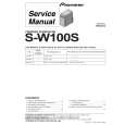 PIONEER SW100S Service Manual PIONEER SW100S Service Manual