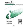 MOFFAT GSC5062S Owners Manual MOFFAT GSC5062S Owners Manual