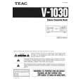 TEAC V1030 Owners Manual TEAC V1030 Owners Manual