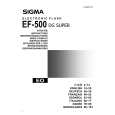 SIGMA EF500 Owners Manual SIGMA EF500 Owners Manual