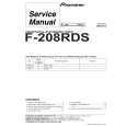 PIONEER F208RDS Service Manual PIONEER F208RDS Service Manual