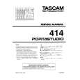 TEAC PORTASTUDIO 414 Service Manual TEAC PORTASTUDIO 414 Service Manual