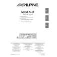 ALPINE MDM7741 Owners Manual ALPINE MDM7741 Owners Manual