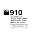 NAD 910 Owners Manual NAD 910 Owners Manual