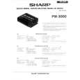 SHARP PW3000 Service Manual SHARP PW3000 Service Manual