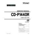 TEAC CD-P1440R Service Manual TEAC CD-P1440R Service Manual