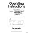 PANASONIC PTL797PWU Owners Manual PANASONIC PTL797PWU Owners Manual