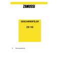 ZANUSSI ZDI100W Owners Manual ZANUSSI ZDI100W Owners Manual